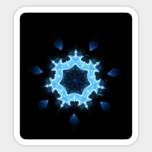 Space Snowflake Sticker